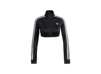 adidas JEREMY SCOTT Monogram Crop Track Jacket "Black"