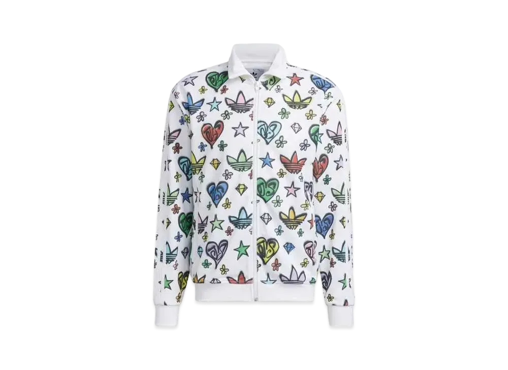 adidas JEREMY SCOTT Monogram Jeremy Scott Firebird Truck Top "White"