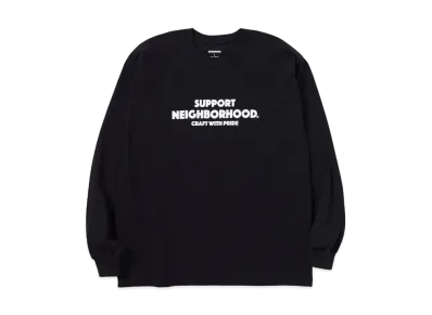 NEIGHBORHOOD NH Tee-4 LS . CO "Black"