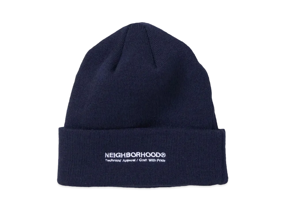 NEIGHBORHOOD Beanie Cap . AC "Navy"