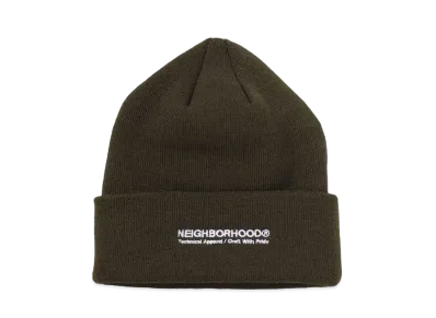 NEIGHBORHOOD Beanie Cap . AC "Olive Drab"