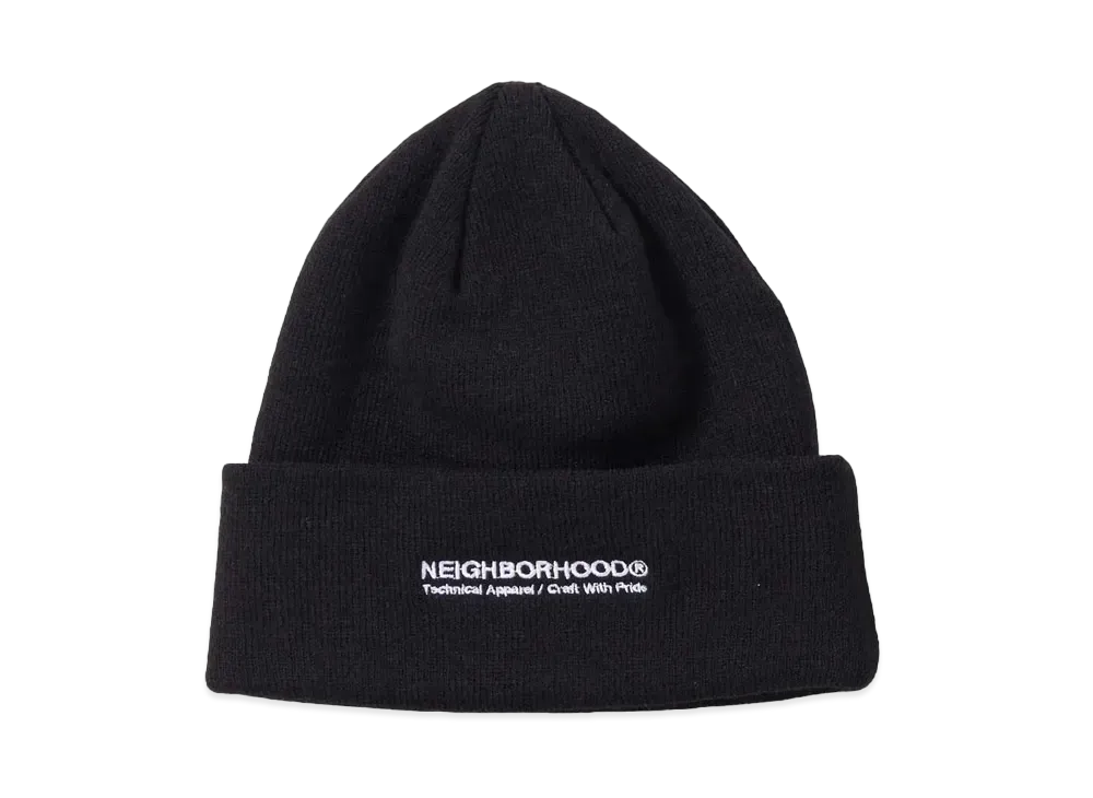 NEIGHBORHOOD Beanie Cap . AC "Black"
