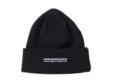 NEIGHBORHOOD Beanie Cap . AC "Black"