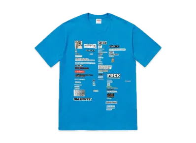 Supreme Cutouts Tee "Bright Blue"