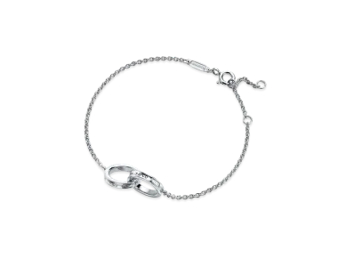 Tiffany & Co. Tiffany 1837 Interlocking Circles Chain Bracelet "Silver"