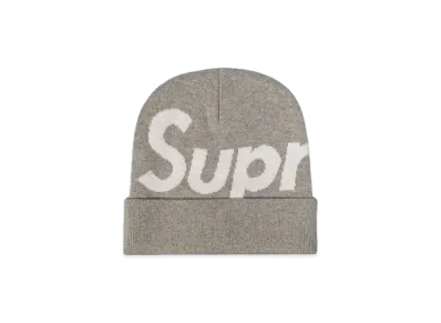 Supreme Big Logo Beanie "Grey"
