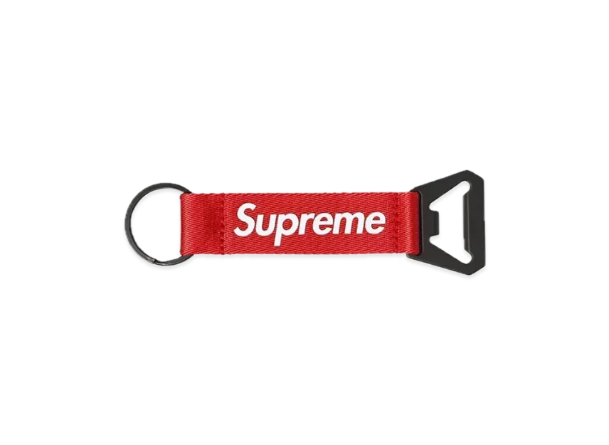 Supreme Bottle Opener Webbing Keychain