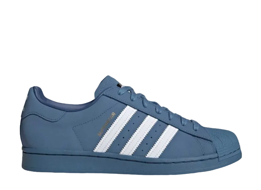 ダイキ ツネタ × アトモス × アディダス スーパースター "ブルー"
