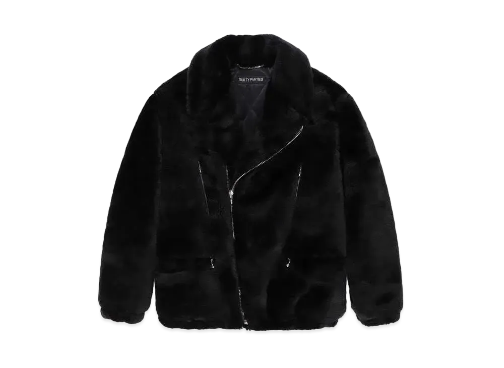 ワコマリア GUILTY PARTIES ダウンジャケット 黒/ホワイト ナンガ / ベルベットダウンジャケット 24FW-WMO-NA04