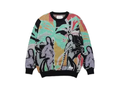 WACKO MARIA Yula Paradisezu Mohair Knit "Black"