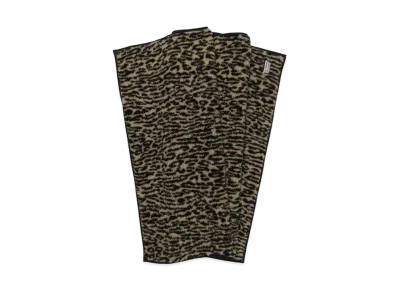 WACKO MARIA Leopard Boa Rug Mat "Beige"
