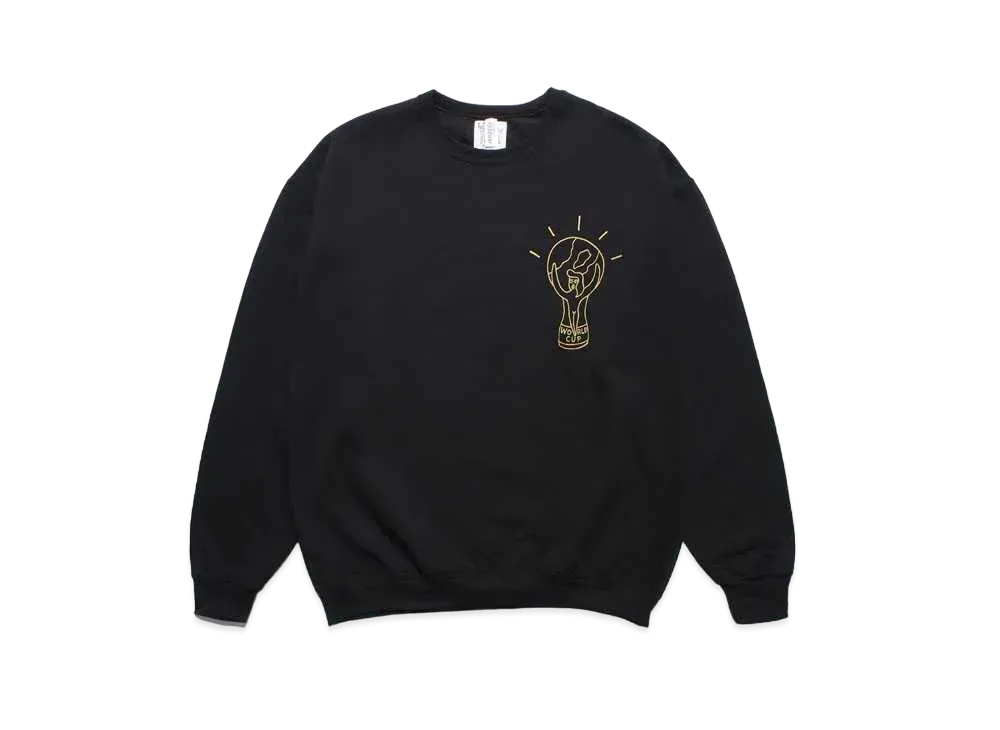 WACKO MARIA World Cap Sweat Shirt "Black"