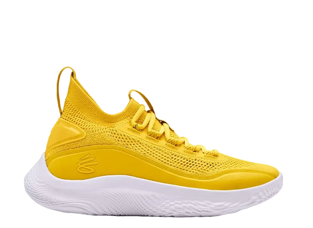 アンダーアーマー カリー フロー8 スムース バター フロー "タクシー/ホワイト"