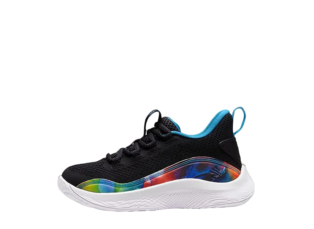 アンダーアーマー PS カリー8 タイダイ "ブラック"(キッズ)