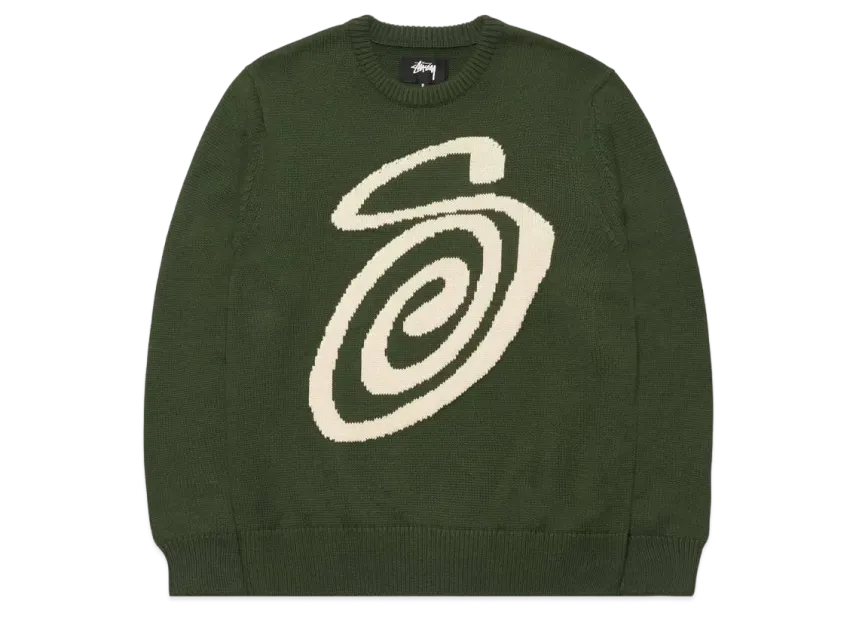 Stussy CURLY S SWEATER Stussy CURLY S SWEATER