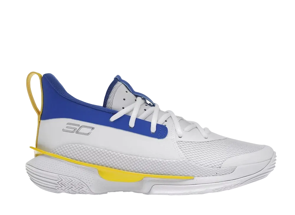 アンダーアーマー カリー7 ダブ ネイション2 "ホワイト/ロイヤルイエロー"