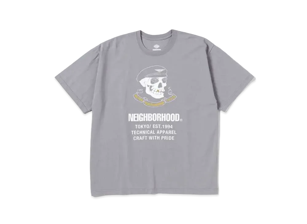 NEIGHBORHOOD H-D . Tee SS . CO "Gray"
