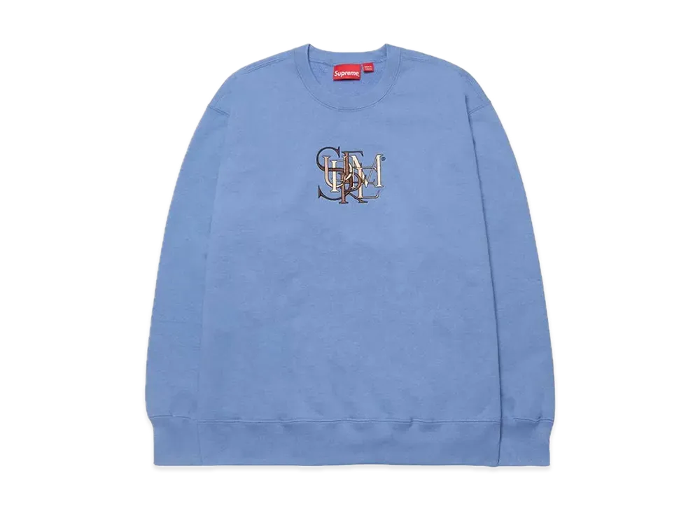 Supreme Overlap Crewneck "Light Blue"