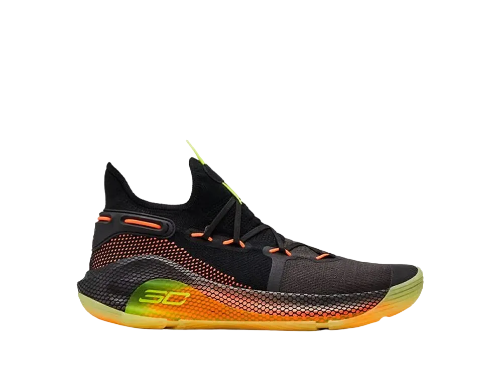 アンダーアーマー GS カリー6 フォックス シアター "ブラック/ハイビスイエロー"