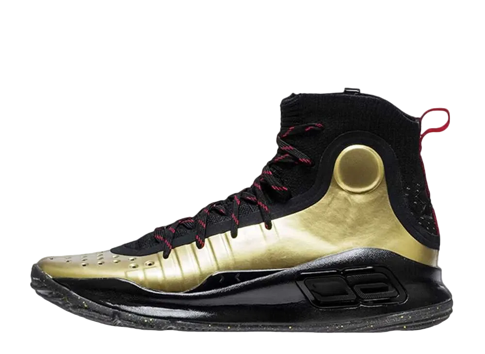 シュー パレス × アンダーアーマー カリー4 25th アニバーサリー "ブラック/ゴールドレッド"