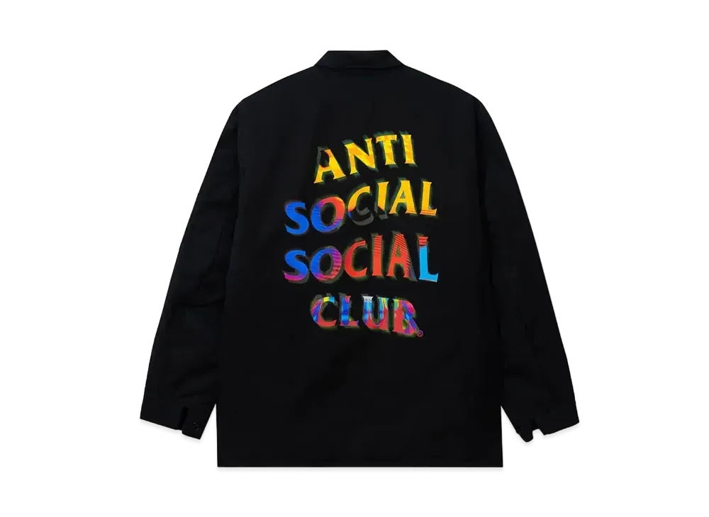 ANTI SOCIAL SOCIAL CLUB FA22 Zuiderzee Black Jacket "Black"