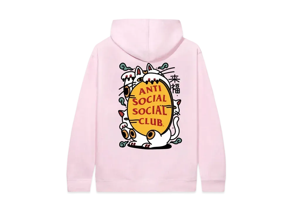 ANTI SOCIAL SOCIAL CLUB FA22 Here Kitty Pink Hoodie Japan Limited "Pink"
