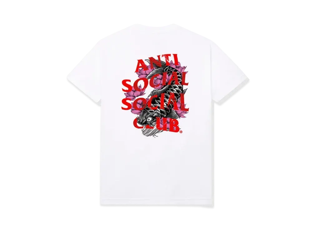 ANTI SOCIAL SOCIAL CLUB FA22 Whiskers White Tee Japan Limited "White"