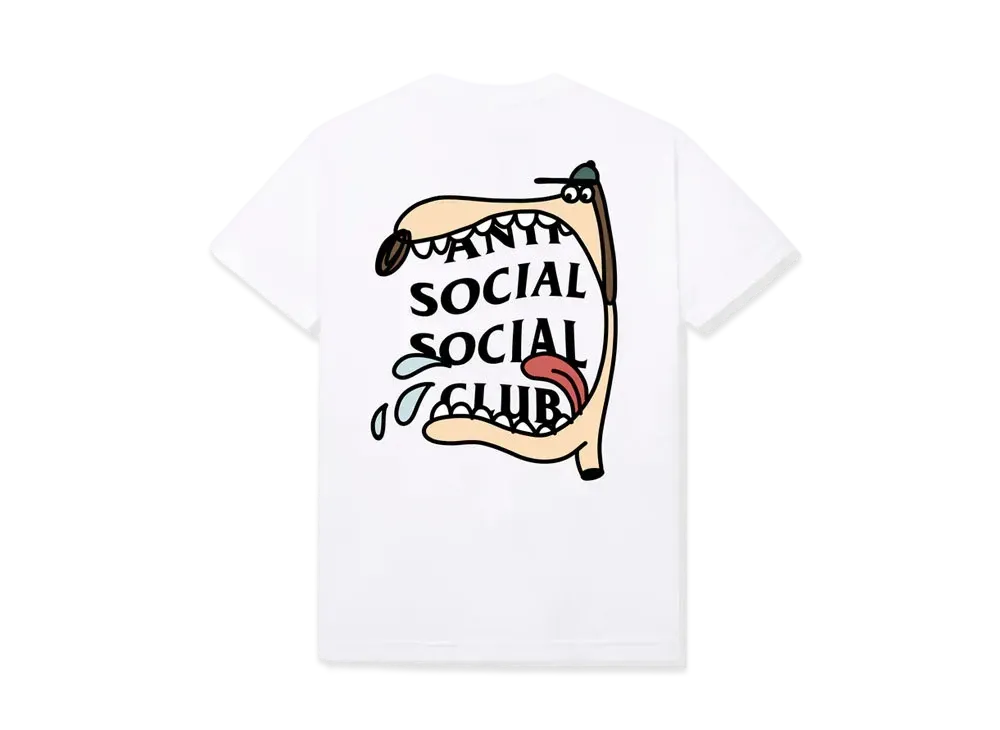 ANTI SOCIAL SOCIAL CLUB FA22 Doggy Breath White Tee Japan Limited "White"