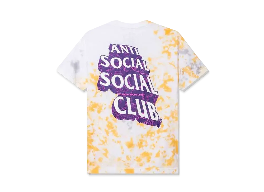 ANTI SOCIAL SOCIAL CLUB FA22 Quest For Love White Tie Dye Tee "White"