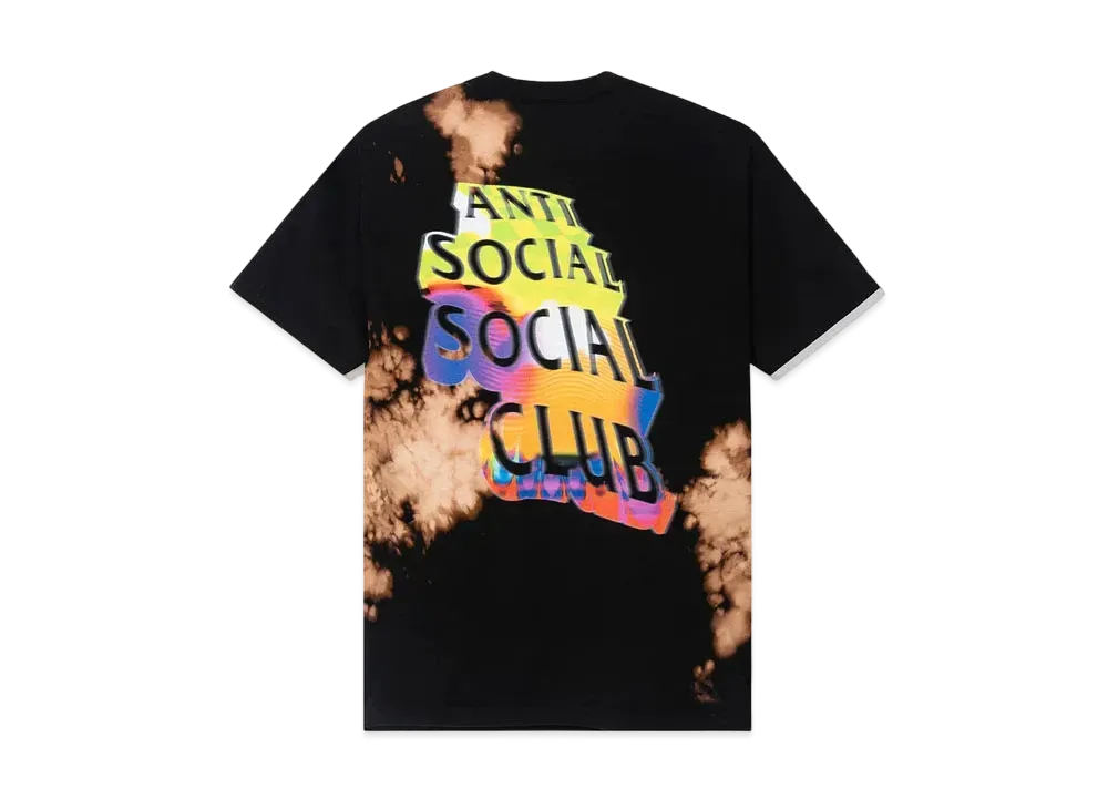 ANTI SOCIAL SOCIAL CLUB FA22 Entheogen Black Tie Dye Tee "Black"