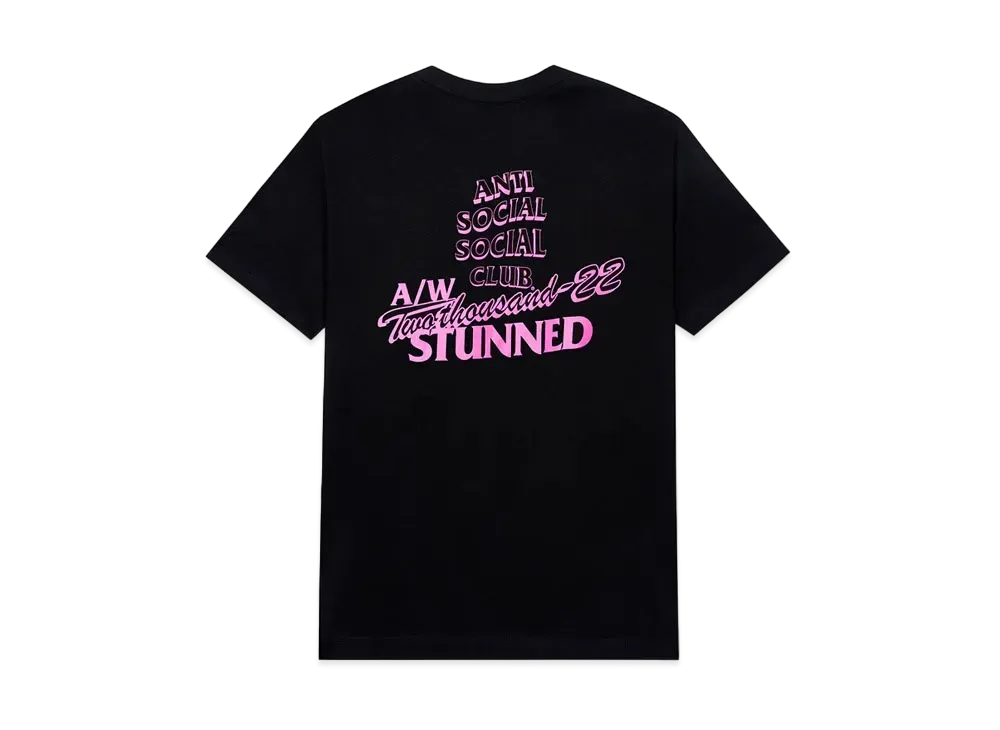 ANTI SOCIAL SOCIAL CLUB FA22 Stunned Black Tee "Black"