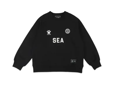 WIND AND SEA x KELME Crew Neck Sweat "Black"