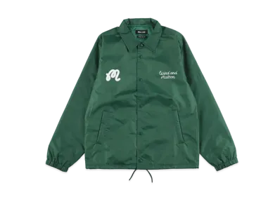 WIND AND SEA x Malbon Golf Coach Jacket "Green"