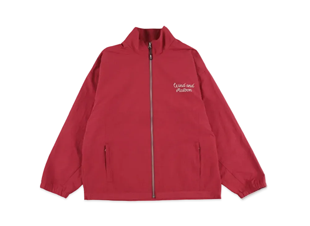 WIND AND SEA x Malbon Golf Nylon Jacket "Burgundy"