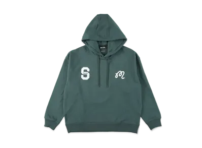 WIND AND SEA x Malbon Golf Hoodie "Green"