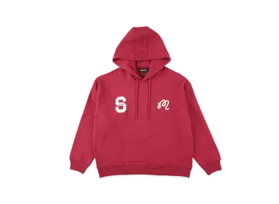 WIND AND SEA x Malbon Golf Hoodie "Burgundy"