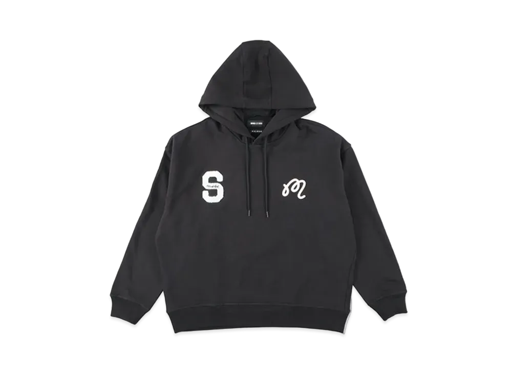 WIND AND SEA x Malbon Golf Hoodie "Black"