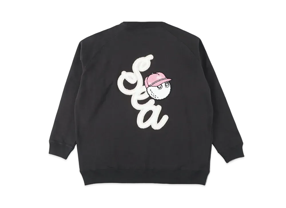 WIND AND SEA x Malbon Golf Crew Neck "Black"