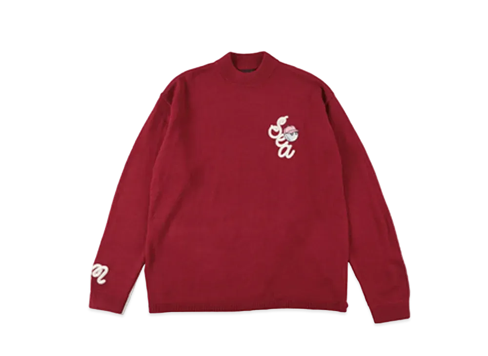 WIND AND SEA x Malbon Golf Mock Neck Knit 