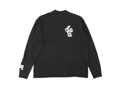 WIND AND SEA x Malbon Golf Mock Neck Knit "Black"