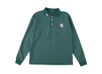 WIND AND SEA x Malbon Golf L/S Polo Shirt "Green"
