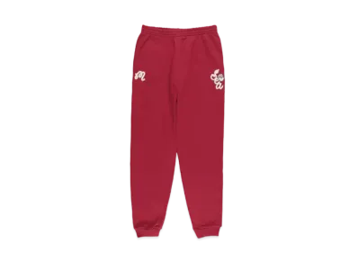 WIND AND SEA x Malbon Golf Sweat Pants "Burgundy"
