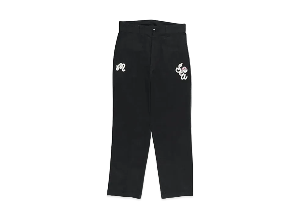 WIND AND SEA x Malbon Golf Chino Pants "Black"