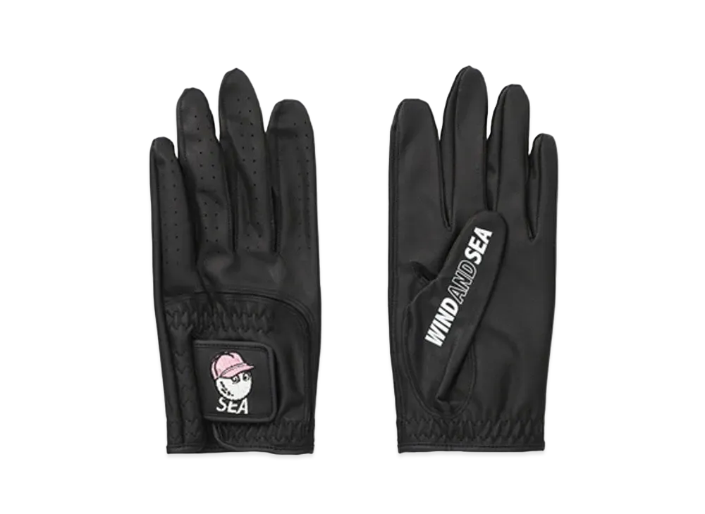 WIND AND SEA x Malbon Golf Golf Glove "Black"