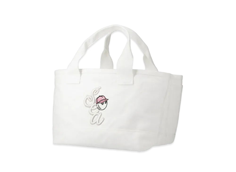 MALBON X WDS マルボン ウィンダンシー ゴルフ トートバッグ WIND AND SEA Tote Bag MALBON whiteトートバッグ MALBON X WDS