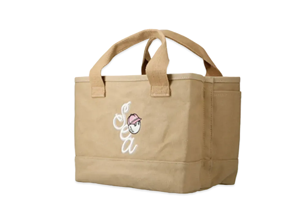 WIND AND SEA x Malbon Golf Tote Bag "Sea Brown"