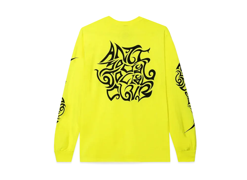 ANTI SOCIAL SOCIAL CLUB FA22 I Get Into It Safety Green Long Sleeve Tee "Safety Green"