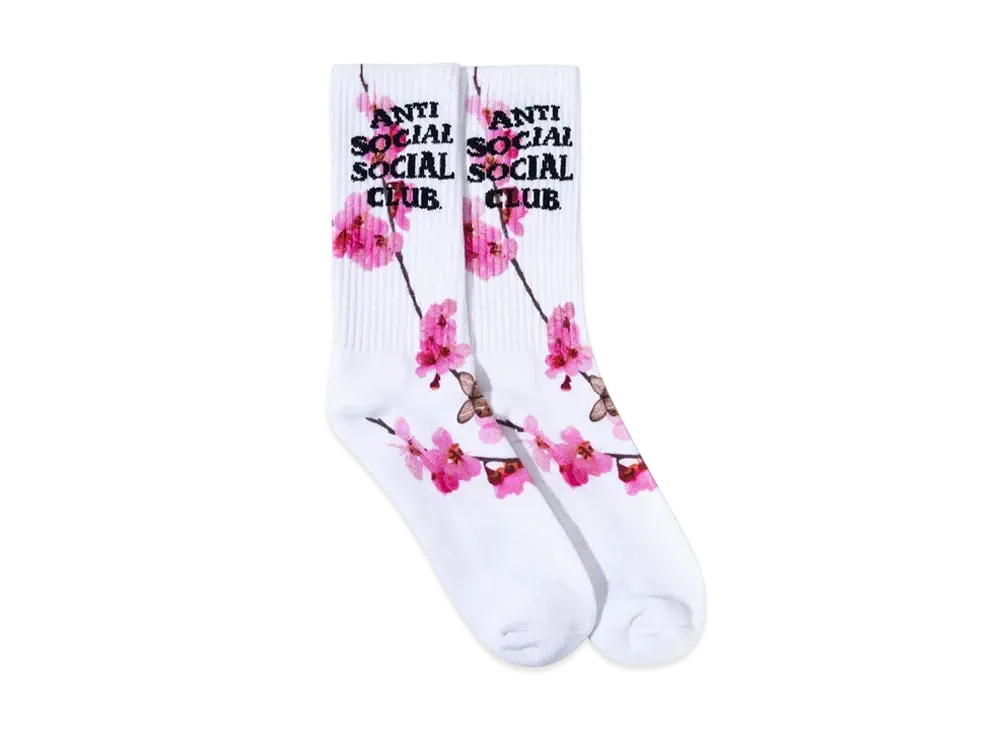 ANTI SOCIAL SOCIAL CLUB FA22 The Real Kkotch White Socks "White"