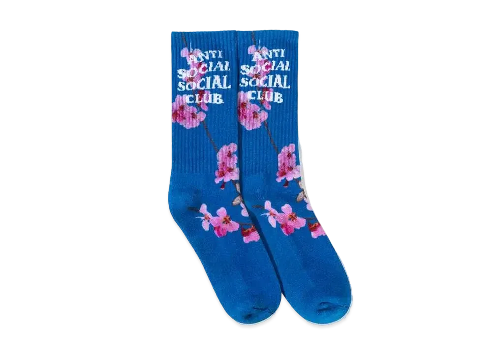ANTI SOCIAL SOCIAL CLUB FA22 The Real Kkotch Royal Socks "Royal"