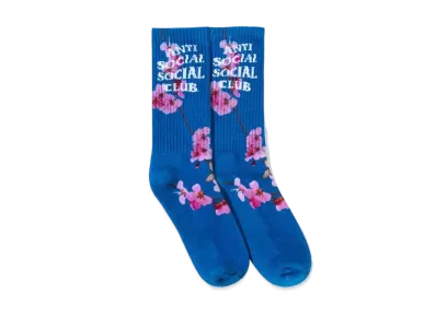 ANTI SOCIAL SOCIAL CLUB FA22 The Real Kkotch Royal Socks "Royal"